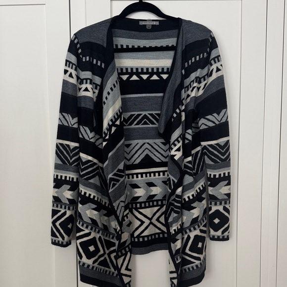 Smartwool Sweaters - Smartwool Black and Gray Patterned Cardigan